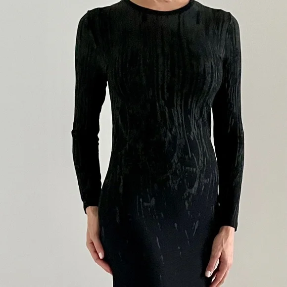 knee length dresses for ladies Jean Paul Gaultier Wool Dress